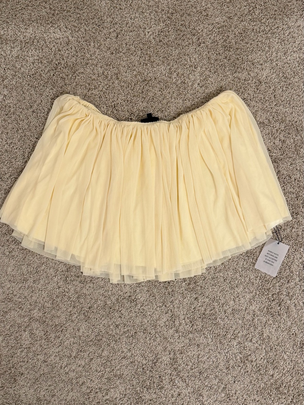 MAJORELLE Tulle Mini Skirt